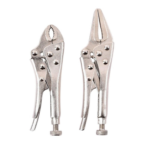 Home Plus Home Plus 4-3/4 in. Carbon Steel Two Piece Locking Pliers Set AC2014204 - main